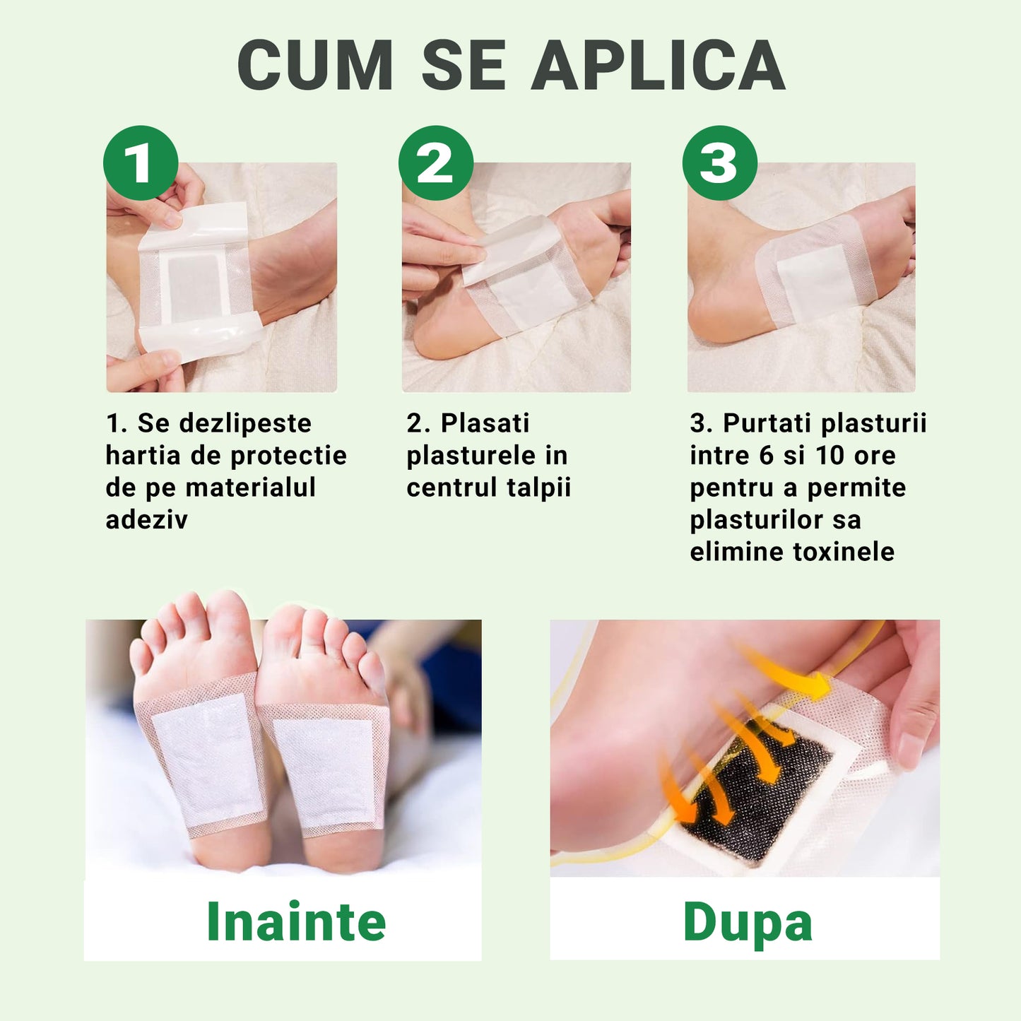 Set de 30 Plasturi pentru Talpi